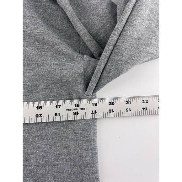 Fruit of the Loom "NIKE" Sweatshirt Womens Medium Gray Patches Y2k Sports Active - Picture 5 of 8